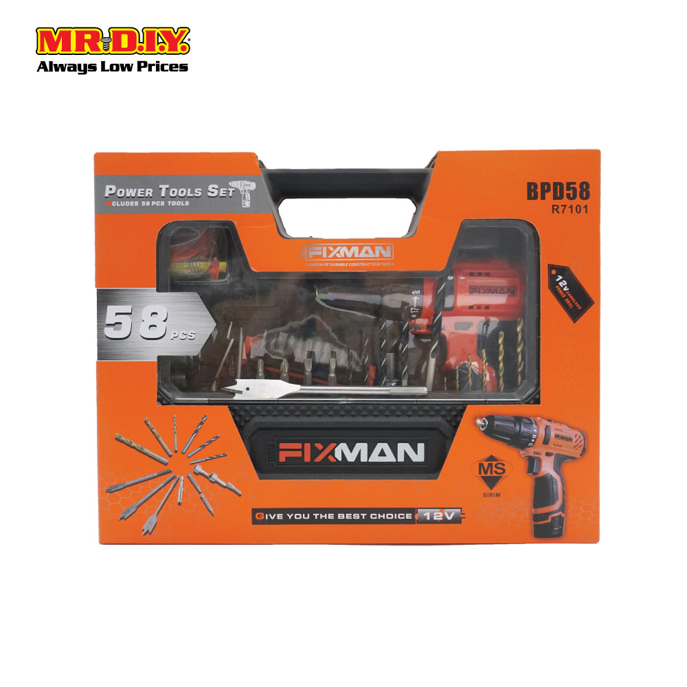 PRO FIXMAN Cordless Drill Set (12V) – ECOMMERCE (M) SDN BHD