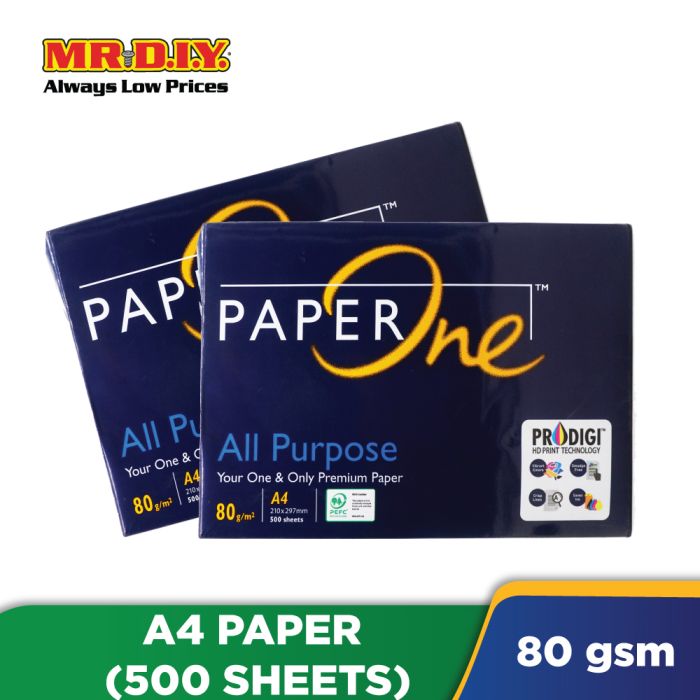 Paper One A Paper Gsm Ream X Sheets Mr Diy