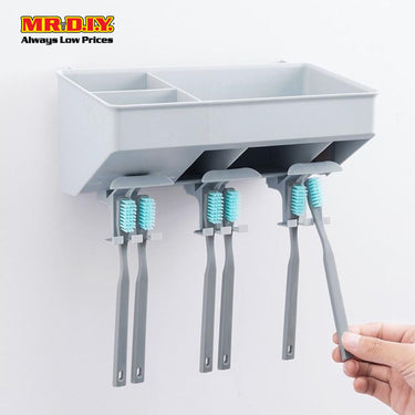(MR.DIY) Wall-Mounted Toothbrush Holder-Pink