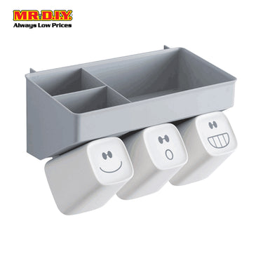 (MR.DIY) Wall-Mounted Toothbrush Holder-Pink