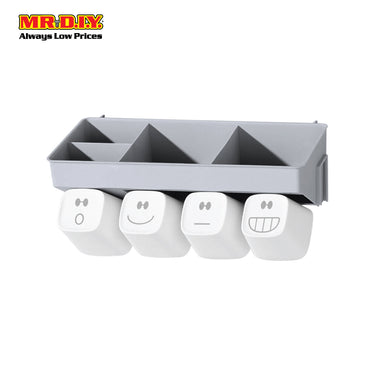 (MR.DIY) Wall-Mounted Toothbrush Holder-Pink