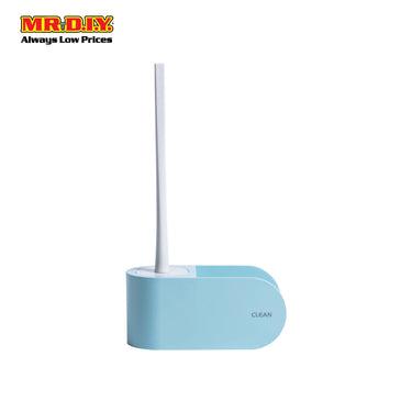 (MR.DIY) Wall-Mounted Toilet Brush Holder-Cyan