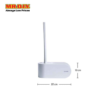 (MR.DIY) Wall-Mounted Toilet Brush Holder-Blue
