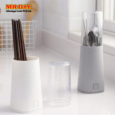 (MR.DY) Chopstick Holder Cage with cover Bekas Chopstick