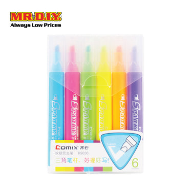 COMIX Highlighter (6 pieces)(1-5mm)