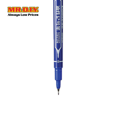 COMIX Marker Pen Blue (12 pcs)(0.5-1.5mm)