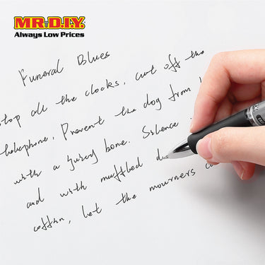 COMIX 0.5 Auto-Click Gel Pen Black (20 pieces)