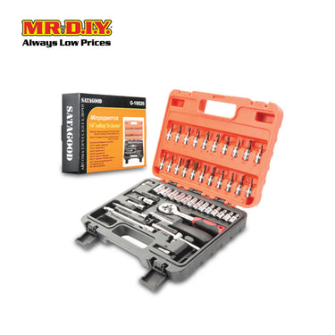 Socket Wrench Set 1/4" (46 pcs)