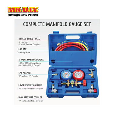 Manifold Gauge Kit 134A QP-7006