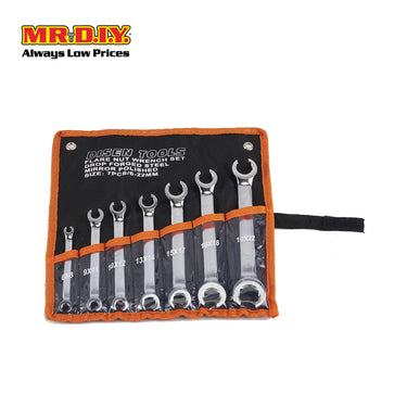 Flare Nut Wrench (7 pieces)