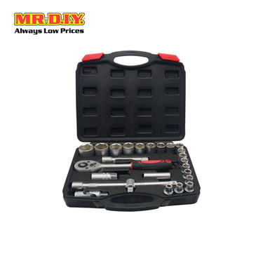 Socket Wrench Set (24 pieces)(1/2 Inch)