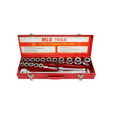 Socket Wrench Set (21 pieces)(3/4 Inch)