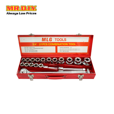 Socket Wrench Set (21 pieces)(3/4 Inch)
