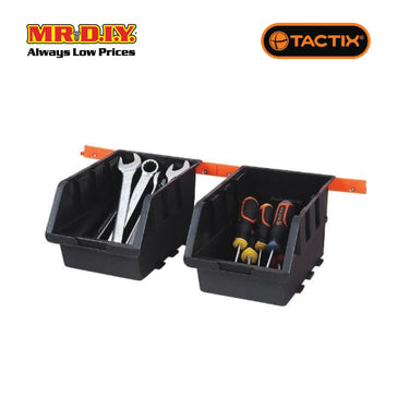 TACTIX Black Storage Bin Set (4 pieces)