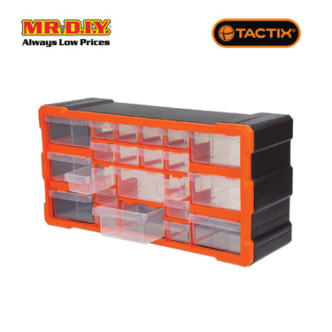 TACTIX 22-Drawers Storage Bin