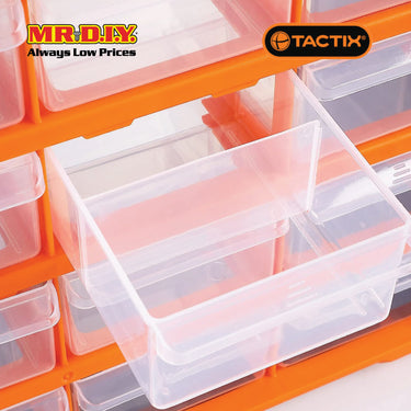 TACTIX 18-Drawers Storage Bin