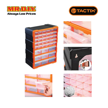 TACTIX 39-Drawers Storage Bin