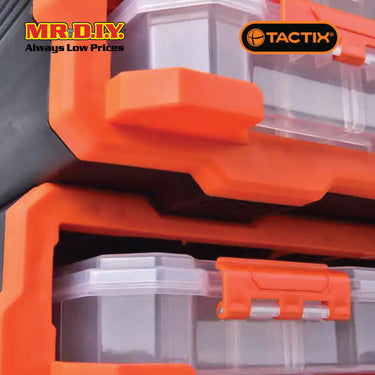 TACTIX Plastic Rack With 4 Organizers