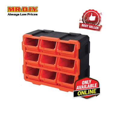 [BEST SELLER] TACTIX Plastic Rack With 9 Bins