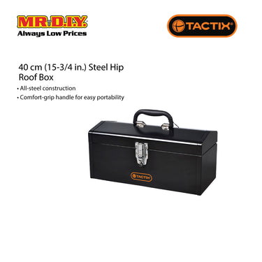 TACTIX Steel Hip Roof Box (40cm)