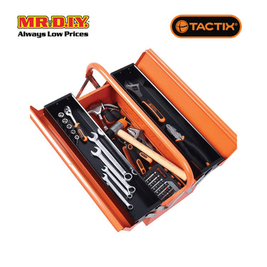 TACTIX 3-Drawer Metal Tool Box (45.7cm)