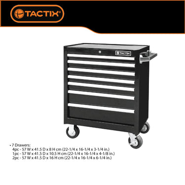 TACTIX 7-Drawers Tool Cabinet (68cm)