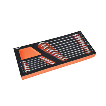 TACTIX Combination Wrench In Tray (16 pieces)