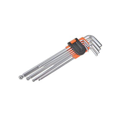 TACTIX Hex Key Extra Long (9 pieces)