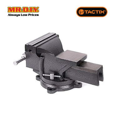 TACTIX Bench Vise With Swivel Base (5 Inch)