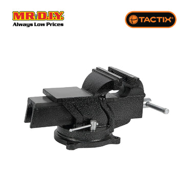 TACTIX Bench Vise With Swivel Base (5 Inch)