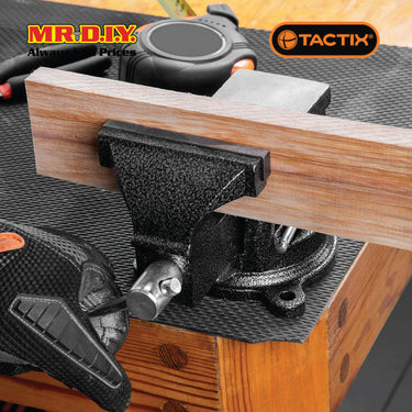 TACTIX Vise Bench Fixed Base (150mm x 6 Inch)
