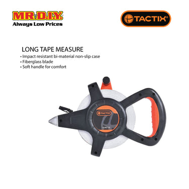 TACTIX Long Tape With Soft Handle (60m x 13mm)