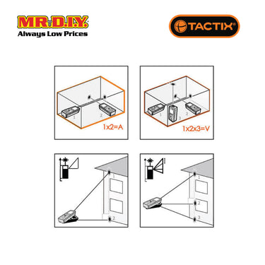TACTIX Laser Distance Measurer (20m)