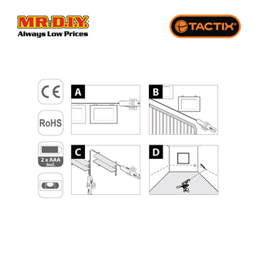 TACTIX Combination Point And Line Laser Level