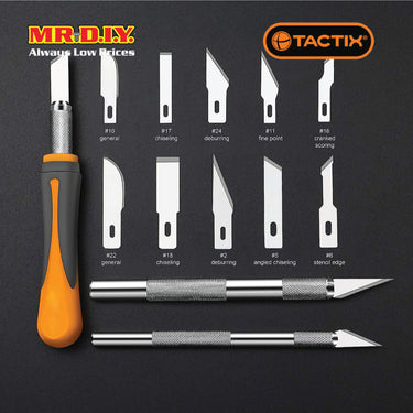 TACTIX Hobby Knife Set (16 pieces)