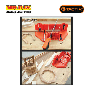 (MR.DIY) TACTIX Mitre Box (30cm x 17cm x 12cm)