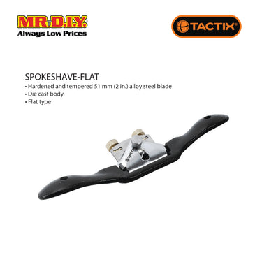 TACTIX Spokeshave Flat (250mm)