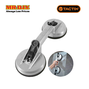 TACTIX Double Suction Cup Aluminum (120mm)