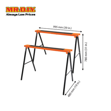 TACTIX Saw Horse Set (2 pieces) (995 x 480 x 780mm)