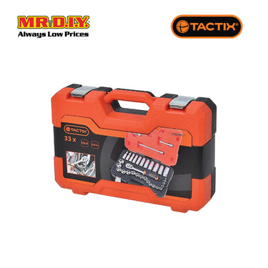 TACTIX Dr.Socket Set (33 pieces x 3/8 Inch)