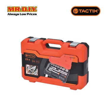 TACTIX Dr.Socket Set (39 pieces x 1/4 x 3/8 Inch)