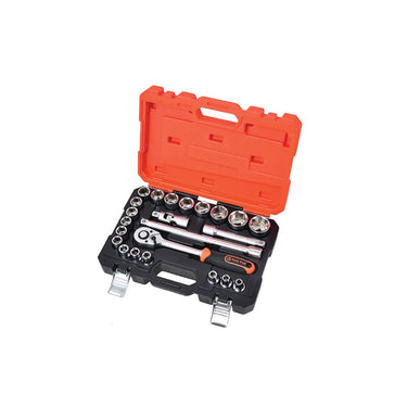 TACTIX Dr.Socket Set (39 pieces x 1/4 x 3/8 Inch)