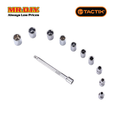 TACTIX Dr.Socket Set (43 pieces x 1/4 Inch)