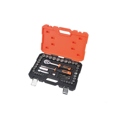 TACTIX Dr.Socket Set (59 pieces x 1/4 x 3/8 Inch)