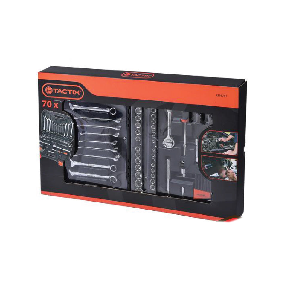 TACTIX Dr.Socket Set (70 pieces x 1/4 x 3/8 Inch) – MR. D.I.Y ...