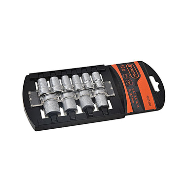TACTIX Socket Set (10 pieces x 1/4 Inch)