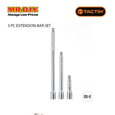 TACTIX Extension Bar Set (1/4 Inch)