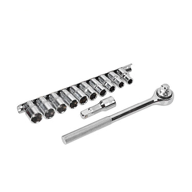 TACTIX Socket Set (12 pieces x 1/2 Inch)