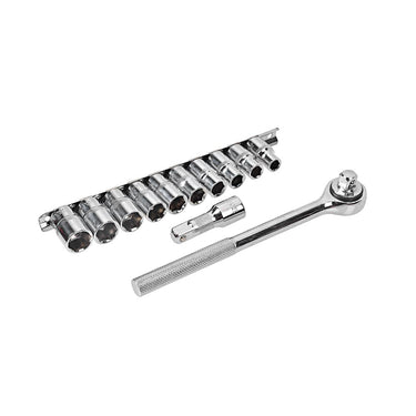 TACTIX Socket Set (12 pieces x 1/2 Inch)