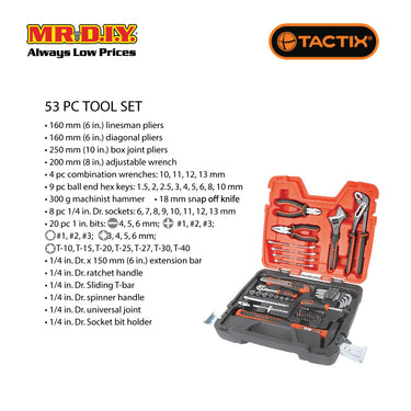 TACTIX Tool Kit (53 pieces)